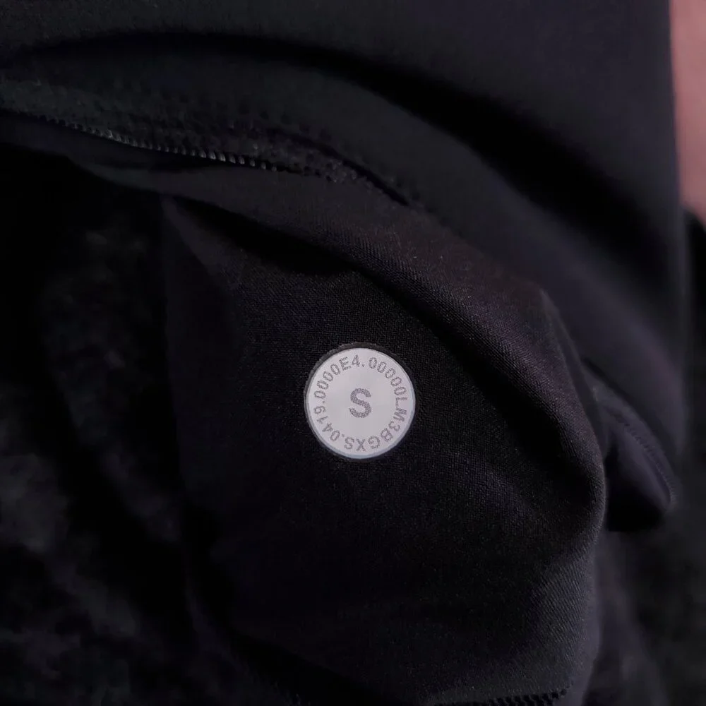 Lululemon Tundra Trek Vest Mens Small Wool Blend Sherpa Fleece Heathered Black - Picture 9 of 13